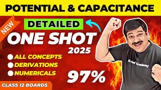 Electric Potential amp Capacitance Detailed OneShot video Class12 Chapter2 Oneshot for 202425 [upl. by Anrapa]