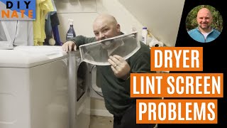 Dryer Wont Close Surprising Fixes for Dryer Lint Screen  Filter Issues GE Dryer  by DIYNate [upl. by Quirita]