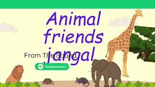 Animal Friends in the Jungle kids song [upl. by Gerek]