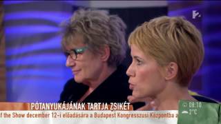 D Tóth Kriszta ˝Volt néhány nagyon intenzív és nagyon rossz évünk˝  tv2humokka [upl. by Htenywg673]