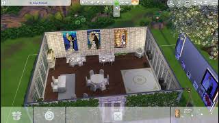 Sims 4 Wedding Venue Speed Build [upl. by Ayomat]