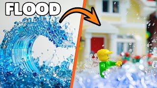 Recreating NATURAL DISASTERS in LEGO [upl. by Hultgren]