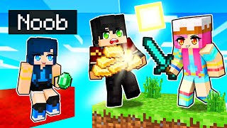 Taking OVER Minecraft Bedwars as NOOB [upl. by Anavlys]