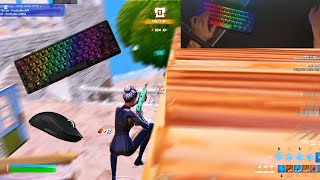 HyperX alloy origins 60 Red Switch ASMR Gaming 💤 smooth Fortnite gameplay [upl. by Gessner]