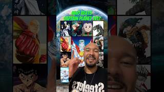 Who beats Capt Planet 1v1 anime manga vs captainplanet naruto onepiece bleach jjk shorts [upl. by Kenric]