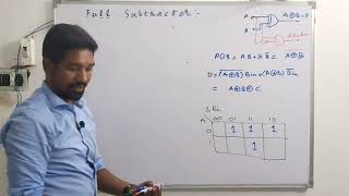 full subtractor using two half subtractors [upl. by Eggett]