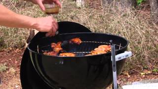 How To Baste Chicken on the Grill [upl. by Nairda]