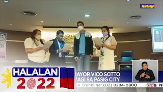 Reelectionist Mayor Vico Sotto idineklarang wagi sa Pasig City  HALALAN 2022 10 May 2022 [upl. by Elimaj]