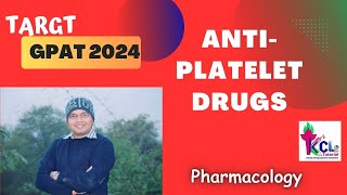 Antiplatelet Drugs Pharmacology  Target GPAT with KCL Tutorial [upl. by Ecnarolf]