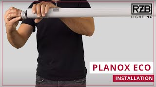 PLANOX ECO Installation  Innovative moistureproof luminaire [upl. by Eleirbag]