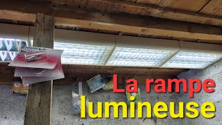 Présentation et test de la rampe lumineuse du local 6 luminaires [upl. by Demmahom]