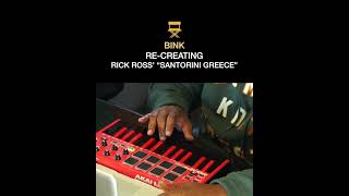 Bink ReCreating Rick Ross track Santorini Greece [upl. by Alya]