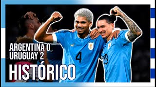 Histórico triunfo de Uruguay ante la Argentina campeona del mundo [upl. by Ailam]