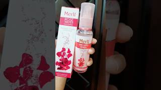 Meril rosewater glycerin for soft glowing skin skincare viralshorts shorts [upl. by Raamaj]