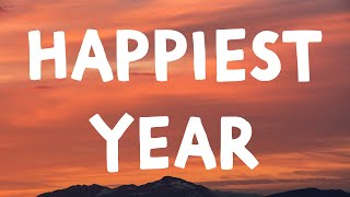 Jaymes Young  Happiest Year Lyrics [upl. by Sturrock]