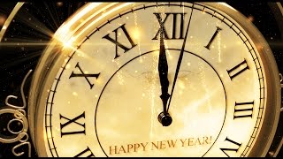 Happy New Year CLOCK 2020  v 473  Original Countdown Timer with Sound Effects  Voice 4K [upl. by Bassett]