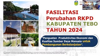 Rapat Fasilitasi Perubahan RKPD Kab Tebo Tahun 2024 [upl. by Lu]