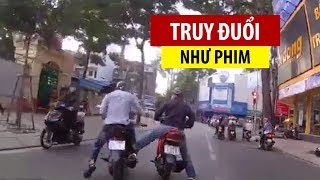 Cảnh sát hình sự rượt đuổi trộm xe như phim hành động giữa Sài Gòn [upl. by Suiramaj]