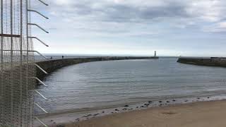 High tide at seaham pier Durham [upl. by Copp469]