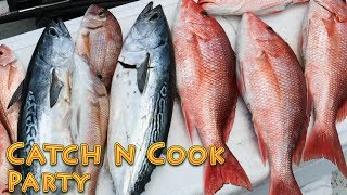 Catch and Cook Party  5 different Species of Fish [upl. by Genovera123]