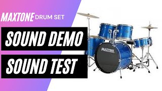 Maxtone Drum Sound Test Demo  ABA Music Studio [upl. by Oinolopa261]