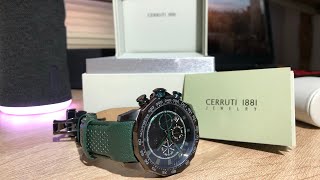 CERRUTI 1881 🇮🇹 Watch Unboxing [upl. by Aihsad]