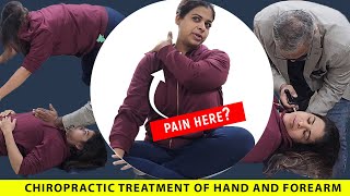 CHIROPRACTIC TREATMENT FOR WRIST AND HANDS  chiropractic treatment at jodhpur  Dr Harish Tahiliani [upl. by Seftton]