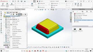 SOLIDWORKS CUSTOMIZED FORMING TOOL SHEET METAL [upl. by Letnuahs448]