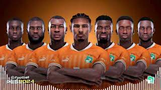 PES 2021  Ivory Coast Facepack AFCON 2024 Download👇 TN [upl. by Carolynn914]