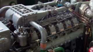 Towboat MUFLON9 MAN Marine diesel engines [upl. by Ahsok466]