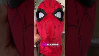 UNA MASCARA DE SPIDERMAN QUE MUEVE LOS OJOS 😱 shorts spiderman [upl. by Kraul37]