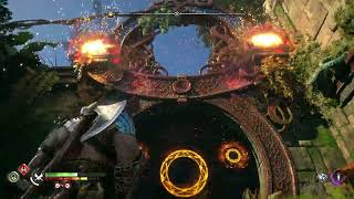 Lighting Double Brazier At Vanir Shrine  God of War Ragnarok [upl. by Neille4]