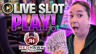 🔴 Slot Queen is LIVE playing SLOTS  Red Hawk Casino 🎰 [upl. by Sedgewick428]