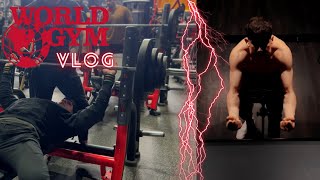 Cut Week 2 🔪🔪 World Gym Vlog [upl. by Veleda]