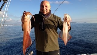 Robert à la pêche aux calamars à Carry le rouet en décembre 2013 [upl. by Taffy]