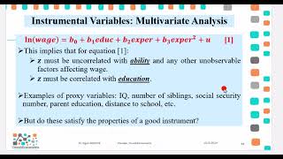 OLS MultivariateIV Estimations on Bivariate Models [upl. by Klockau]