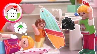 Playmobil Familie Hauser  Sommerferien  Anna und Lena drehen ein Video [upl. by Cthrine]