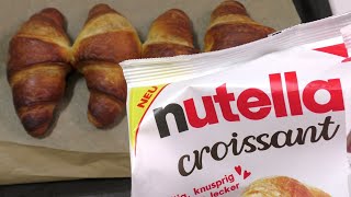 Nutella croissant frozen food [upl. by Teddie]