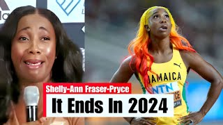 This Is It ShellyAnn FraserPryce Announce Her Final Year At The Olympics 2024 [upl. by Winifred]