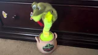 Electronic dancing toy cobra plays jokes and songs [upl. by Anneirda]