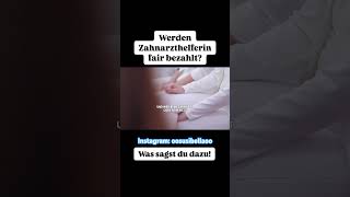 Zahnarzthelferin ZMA Folge mir auf Instagram für mehr [upl. by Cheadle]