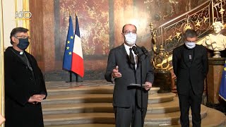 Attentat de Nice  le Premier ministre réaffirme son soutien aux catholiques [upl. by Calabresi380]