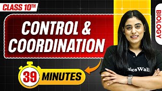 Control and Coordination in 39 Minutes  Mind Map Series for Class 10th [upl. by Munn]