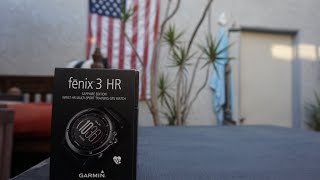 Garmin Fenix 3 HR Unboxing [upl. by Sprague413]