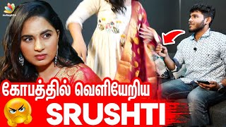 Interview Gone Wrong கோவத்தில் கொந்தளித்த Director  Srushti Dange Cheran Rajavukku Check Movie [upl. by Madelena742]