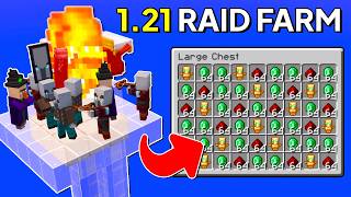 THE BEST RAID FARM IN MINECRAFT 121 [upl. by Hcra]