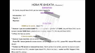 HORA PE GHEATA Chorégraphie FDM50 [upl. by Brier393]