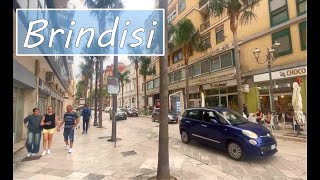 Brindisi Italy  A historic port city  Walking Tour 2024 [upl. by Analaf]