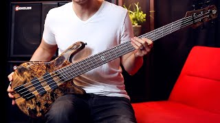 Spector NS Dimension MULTISCALE BASS  Demo by Nate Navarro [upl. by Anaibib]