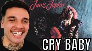 FIRST TIME HEARING JANIS JOPLIN  CRY BABY  REACTION [upl. by Adlev]